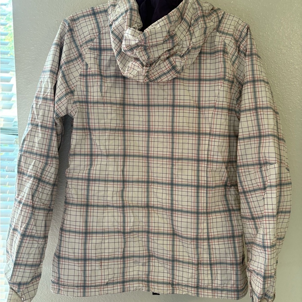 Burton White and Blue Plaid Casual Shirt - Picture 2 of 6